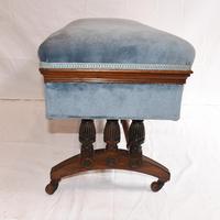 Antique French Stool Window Seat Storage Box Gillows c.1880 (10 of 11) Antique French Stool Window Seat Storage Box Gillows c.1880 (10 of 11)