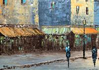Fine Large Original Vintage Parisian Street Cityscape Impressionist Oil Painting (4 of 11) Fine Large Original Vintage Parisian Street Cityscape Impressionist Oil Painting (4 of 11)