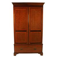 Georgian Style Inlaid Mahogany Wardrobe c.1900 (2 of 8) Georgian Style Inlaid Mahogany Wardrobe c.1900 (2 of 8)