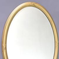 Late 19th Century Gilt Oval Bevelled Mirror with Reeded Frame c.1895 (4 of 7) Late 19th Century Gilt Oval Bevelled Mirror with Reeded Frame c.1895 (4 of 7)