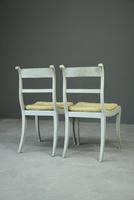 Pair of Regency Style Painted Dining Chairs (10 of 10) Pair of Regency Style Painted Dining Chairs (10 of 10)