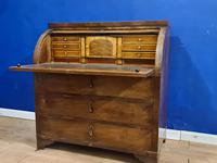 Biedermeir Mahogany Veneered Cylinder Bureau Desk 19th Century (14 of 14) Biedermeir Mahogany Veneered Cylinder Bureau Desk 19th Century (14 of 14)