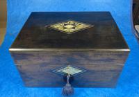 Victorian Ebonised Jewellery Box with Mother of Pearl & Abalone Inlay (2 of 18) Victorian Ebonised Jewellery Box with Mother of Pearl & Abalone Inlay (2 of 18)