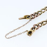 Antique Turquoise Curb Link 15ct Gold Bracelet Edwardian Victorian (7 of 8) Antique Turquoise Curb Link 15ct Gold Bracelet Edwardian Victorian (7 of 8)