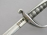 Victorian Novelty Silver Officers Dress Sword Letter Opener by Sampson Mordan, London, 1896. 'Emmie' (9 of 14) Victorian Novelty Silver Officers Dress Sword Letter Opener by Sampson Mordan, London, 1896. 'Emmie' (9 of 14)