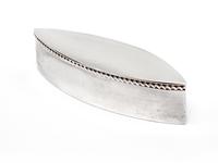 Oval Silver Trinket or Jewellery Box with a Hinged Lid and Gadroon Border (2 of 6) Oval Silver Trinket or Jewellery Box with a Hinged Lid and Gadroon Border (2 of 6)