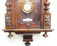 Antique Rocket Cased Single Walnut 8-Day Vienna Regulator Wall Clock by Lenzkirch (8 of 8) Antique Rocket Cased Single Walnut 8-Day Vienna Regulator Wall Clock by Lenzkirch (8 of 8)
