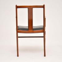 Danish Vintage Rosewood & Leather Armchair / Desk Chair (7 of 12) Danish Vintage Rosewood & Leather Armchair / Desk Chair (7 of 12)