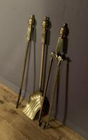 Trio of Art Deco Style Brass Fire Tools (5 of 6) Trio of Art Deco Style Brass Fire Tools (5 of 6)