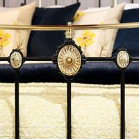 Decorative Antique Bed in Black (5 of 7) Decorative Antique Bed in Black (5 of 7)