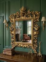 Fabulous Carved Giltwood Wall Mirror