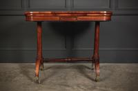 Rare Regency Rosewood Brass Inlaid Card Table (6 of 15) Rare Regency Rosewood Brass Inlaid Card Table (6 of 15)