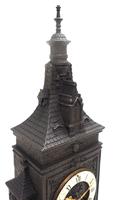 Antique French Tower Model 8-day Gothic Tower Mantle Clock (10 of 13) Antique French Tower Model 8-day Gothic Tower Mantle Clock (10 of 13)