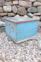 Swedish 'folk art' original blue paint box from hälsingland region, 1847. (22 of 26) Swedish 'folk art' original blue paint box from hälsingland region, 1847. (22 of 26)