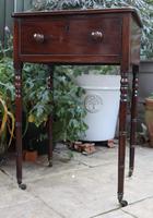 1820s Mahogany Single Drawer Work / Side Table (2 of 6) 1820s Mahogany Single Drawer Work / Side Table (2 of 6)
