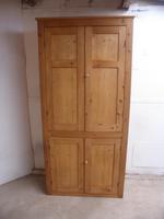 English Victorian Waxed Antique Pine 4 Door Kitchen Storage Cupboard (4 of 12) English Victorian Waxed Antique Pine 4 Door Kitchen Storage Cupboard (4 of 12)