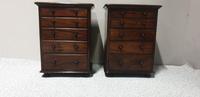 Pair Mahogany Bedside Chests of Drawers (5 of 5) Pair Mahogany Bedside Chests of Drawers (5 of 5)