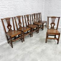 Set of 6 Georgian Welsh Oak Dining Chairs (6 of 8) Set of 6 Georgian Welsh Oak Dining Chairs (6 of 8)