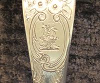 Antique Pair of Silver Berry Spoons (10 of 10) Antique Pair of Silver Berry Spoons (10 of 10)