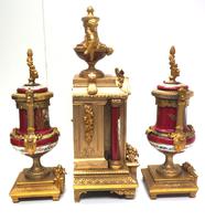 Incredible French Sevres Mantel Clock French Striking 8-day Garniture Clock Set (15 of 19) Incredible French Sevres Mantel Clock French Striking 8-day Garniture Clock Set (15 of 19)
