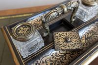 Boule & Ebony Desk Inkstand (4 of 4) Boule & Ebony Desk Inkstand (4 of 4)