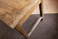 19th Century Oak Farmhouse Table with Drawer (9 of 9) 19th Century Oak Farmhouse Table with Drawer (9 of 9)