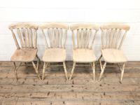 Set of Four Antique Farmhouse Dining Chairs (2 of 8) Set of Four Antique Farmhouse Dining Chairs (2 of 8)