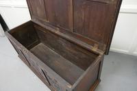 Large 18th Century Carved Oak Coffer (6 of 7) Large 18th Century Carved Oak Coffer (6 of 7)