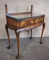 Mahogany Chippendale Style Table with Glass Gallery (2 of 10) Mahogany Chippendale Style Table with Glass Gallery (2 of 10)