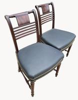 Superb Pair of Regency Side Chairs in Mahogany (2 of 6) Superb Pair of Regency Side Chairs in Mahogany (2 of 6)