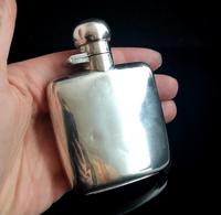 Vintage Art Deco Silver Hip Flask (3 of 12) Vintage Art Deco Silver Hip Flask (3 of 12)