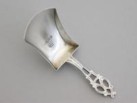 Victorian Silver Caddy Spoon With Gothic Style Pierced Handle by Hilliard & Thomason, Birmingham 1886 (9 of 9) Victorian Silver Caddy Spoon With Gothic Style Pierced Handle by Hilliard & Thomason, Birmingham 1886 (9 of 9)