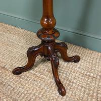 Beautifully Figured Victorian Walnut Antique Occasional Table (5 of 9) Beautifully Figured Victorian Walnut Antique Occasional Table (5 of 9)
