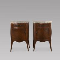 Pair of Kingwood & Breche Bedside Tables (2 of 5) Pair of Kingwood & Breche Bedside Tables (2 of 5)
