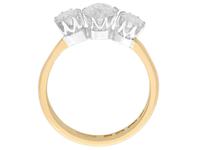 1.70ct Diamond & 18ct Yellow Gold, Trilogy Ring - Antique Victorian 1876 (5 of 9) 1.70ct Diamond & 18ct Yellow Gold, Trilogy Ring - Antique Victorian 1876 (5 of 9)