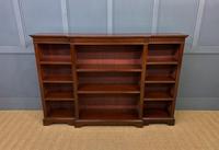 Edwardian Long Break Fronted Mahogany Open Bookcase (5 of 13) Edwardian Long Break Fronted Mahogany Open Bookcase (5 of 13)