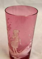 Antique Cranberry Glass Tot by Mary Gregory (4 of 5) Antique Cranberry Glass Tot by Mary Gregory (4 of 5)