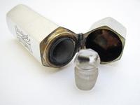 Antique Victorian 1889 English Solid Sterling Silver Glass Scent Perfume Bottle (4 of 7) Antique Victorian 1889 English Solid Sterling Silver Glass Scent Perfume Bottle (4 of 7)