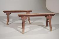 Attractive Pair of Late 19th Century Elm Benches (3 of 3) Attractive Pair of Late 19th Century Elm Benches (3 of 3)
