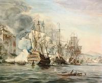 Battle of Trafalgar Marine Seascape Oil Painting (2 of 4) Battle of Trafalgar Marine Seascape Oil Painting (2 of 4)