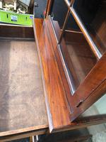 Antique Slim Figured Walnut Bookcase (7 of 12) Antique Slim Figured Walnut Bookcase (7 of 12)