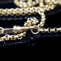 Antique Victorian 9ct 9K Gold Belcher Guard Muff Chain Necklace (6 of 9) Antique Victorian 9ct 9K Gold Belcher Guard Muff Chain Necklace (6 of 9)