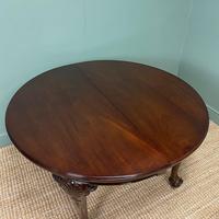 Edwardian Walnut Wind Out Extending Antique Dining Table (4 of 10) Edwardian Walnut Wind Out Extending Antique Dining Table (4 of 10)