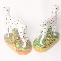 Pair Staffordshire Flatback Dalmatians (3 of 7) Pair Staffordshire Flatback Dalmatians (3 of 7)