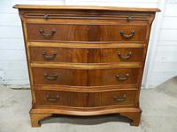Vintage Mahogany Chest of Drawers with Sliding Brush