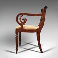 Antique Elbow Chair, English, Mahogany, Carver, Drop-in Seat, Regency c.1820 (5 of 12) Antique Elbow Chair, English, Mahogany, Carver, Drop-in Seat, Regency c.1820 (5 of 12)