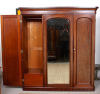Wardrobe Triple Compactum Wardrobe Victorian Mahogany (2 of 12) Wardrobe Triple Compactum Wardrobe Victorian Mahogany (2 of 12)