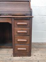 Antique Early 20th Century Oak Roll Top Desk (11 of 13) Antique Early 20th Century Oak Roll Top Desk (11 of 13)