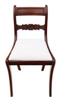 Set of 4 Regency C1825 mahogany dining chairs 19th Century (6 of 8) Set of 4 Regency C1825 mahogany dining chairs 19th Century (6 of 8)