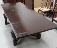 1940's Oak Bulbous Country Draw Leaf Table (4 of 4) 1940's Oak Bulbous Country Draw Leaf Table (4 of 4)